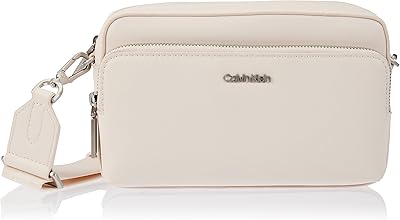 Sac calvin klein crossover pour femme, gris cristal, sacs