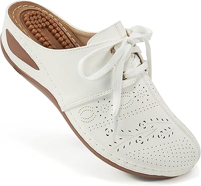 Sandales à enfiler pour femmes avec soutien de la voûte plantaire, sandales d'été