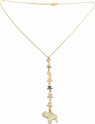 Collier avec pendentif art & designs by aa gold carte du venezuela