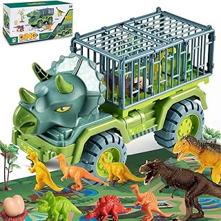 Jouet camion dinosaure pour enfants de 3 à 6 ans transport tricératops