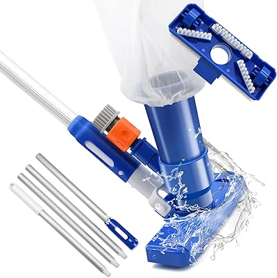 Aspirateur à main 2023 pour piscine hors sol kit d'aspirateur de avec brosse