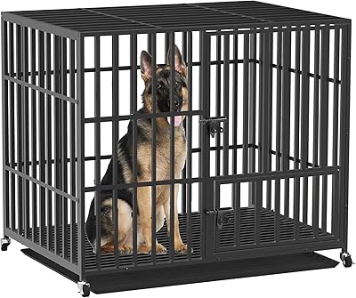 Cage pour chien robuste wise4 : cage pour animaux de compagnie extra large