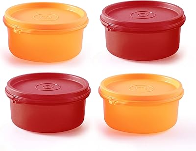 Ensemble de contenants en plastique tropical tupperware - multicolore, 230 ml