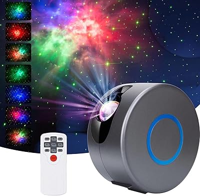 Projecteur d'étoiles, projecteur de ciel étoilé avec télécommande, projecteur de galaxie étoilée 3d