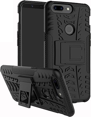 Coque lfdz oneplus 5t - housse robuste et résistante aux chocs avec béquille