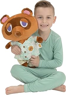Oreiller câlin en peluche douce tom nook taille unique franco d'animal crossing