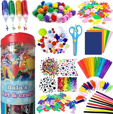 Halaz art & craft kids supplies kit d'art et d'artisanat pour les tout-petits