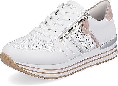 Baskets décontractées à lacets pour femmes d1318