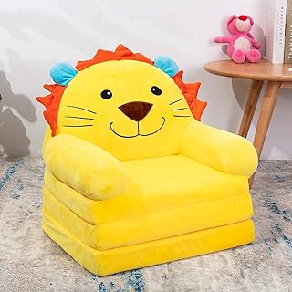 Canapé pliable pour enfants mofish canapé en forme de chat en peluche