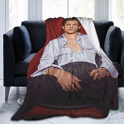 Couvertures chaudes en micropolaire en flanelle ultra douce tom holland pour draps, canapé