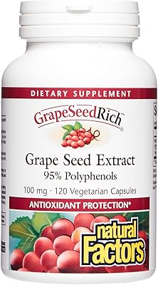 Complément alimentaire unisexe natural factors sous forme de gélules - format 120 gélules