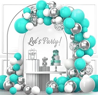 Kit d'arche de ballons kurland bleu sarcelle 120 pièces 18 12 pouces