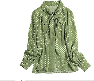 Chemisiers zoikom, chemise à pois pour femme, chemisiers amples à col pour femme