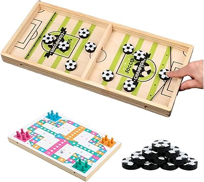 Mepigen games slingbook speed ​​​​game, jeu de société en bois 2 en 1