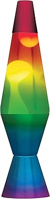 Lampe à lave rainbow 145 pouces aluminium et verre 25 watts