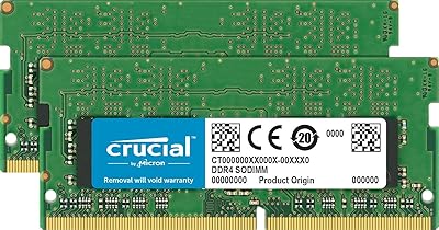 Kit mémoire crucial 32 go (16 gox2) ddr4 2666 mt/s (pc4-21300) cl19 dr