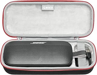 Étui rigide ralsoco pour haut-parleur bluetooth bose soundlink flex (noir)