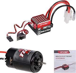 Moteur brossé labemos 550 12t avec esc soudé 60a/360a. 6v/2a pour camion