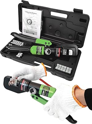 Outil de sertissage d'extrémité de câble de batterie à fil hydraulique amz cnc
