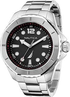 Montre koh my bay pour homme nautica avec bracelet en acier inoxydable