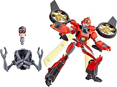 Transformers toys earth spark deluxe class terran twitch figure, 5 pouces, jouets robots