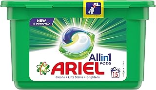 Détergent à lessive pods 3 en 1 d'ariel, poids habituel 405 grammes