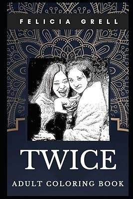 Livre de coloriage pour adultes deux fois : inspiré du célèbre