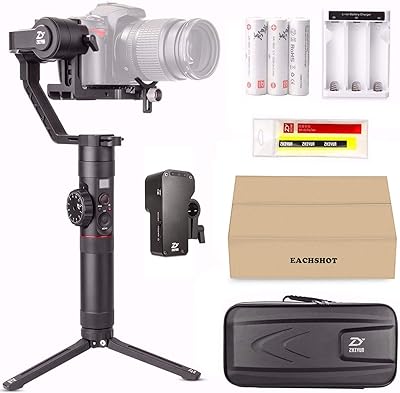 Zhiyun crane 2 cardan portable professionnel à 3 axes avec molette de mise