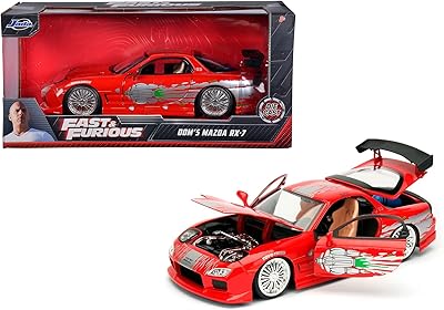 Jada toys fast & furious 1:24 mazda rx-7 93 véhicule moulé sous pression