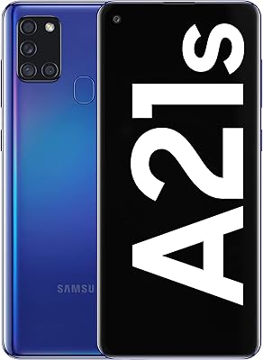 Samsung galaxy a21s sm-a217f/ds double sim 32 go débloqué en usine 4g/lte (bleu)