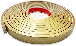 Modèle à décoller et à coller doré, conception de bord de miroir flexible