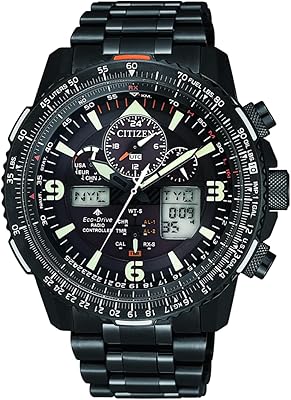Montre à énergie solaire citizen pour homme - affichage analogique et numérique