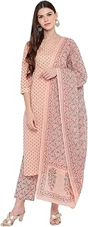 Ensemble pantalon indien pakistanais palazzo kurti 100% coton pour femme 700