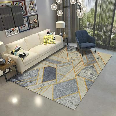Tapis moderne antidérapant ultra doux et moelleux pour salon, chambre d'enfant, tapis