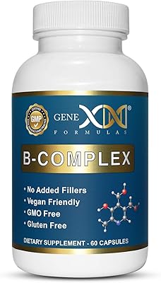 Mélange complexe de vitamines b biologiques exclusifs genex b12 b1 b2