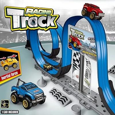 Voiture de course magnétique dessous de verre rotatif anti-gravité voiture à inertie