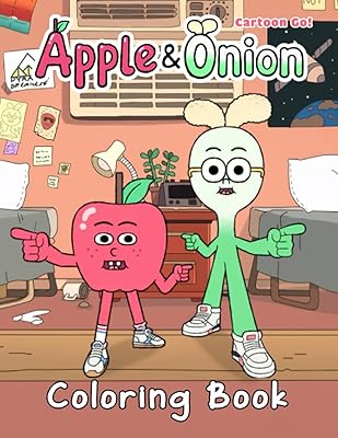 Livre de coloriage pomme et oignon : de superbes pages géantes