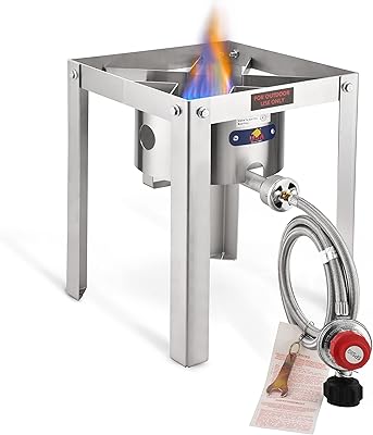 Poêle au propane en acier inoxydable de 37 000 btu pour la cuisine