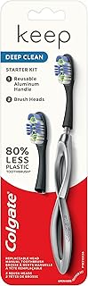 Brosse à dents manuelle colgate keep soft pour adulte avec 2 têtes