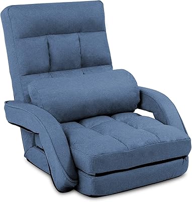 Fauteuil de canapé relaxant flowgor, 42 positions réglables, canapé de sol 8803 (bleu)