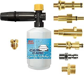 Pistolet à mousse électrique pour nettoyeur haute pression avec connecteur rapide 1-4"