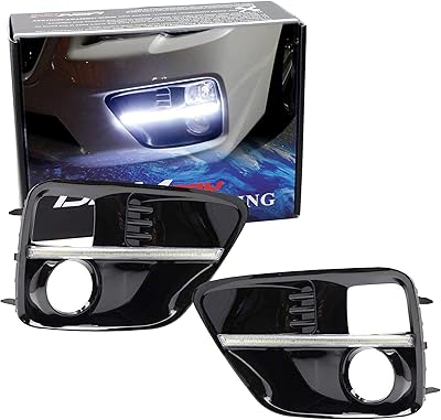 Feux de jour à led blanc xénon ajdm toy pour subaru wrx-sti 2015-2017