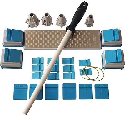 Wedgek lg3 pierre à aiguiser diamant 10 pouces kit de grains 400 et