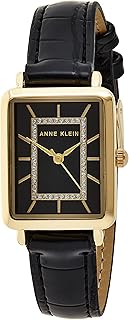 Montre à paillettes pour femme ann klein, bracelet à motif crocodile, modèle ak/3820