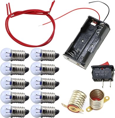 Kit d'expérimentation de circuits électriques meetout 1 ensemble d'expériences physiques amusantes faites maison