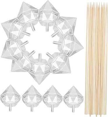 Yarnow 1 ensemble de tasses à chocolat en diamant, support d'étagère à chocolat, tasses à bonbons pour chocolat, fournitures de fête de la saint-valentin, mini boîte à cupcakes, bouquet de bonbons, ensemble de supports à bonbons, bâtonnets de bonbons. Faites des économies avec Diaytar, le leader du e-commerce discount au Sénégal