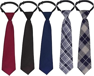 5 pcs cravates pour enfants, sangle de cou réglable pré-nouée pour hommes, accessoires de collier pour enfants sans nœuds pour garçons, uniformes scolaires de remise de diplôme de mariage, couleurs mélangées. Révolutionnez votre façon d'acheter avec Diaytar