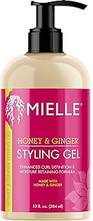 Gel coiffant au miel et au gingembre mille organics, 13 oz