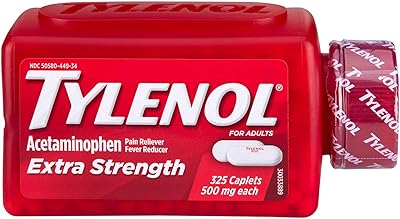 Gélules tylenol extra fort 325 gélules, 500 mg