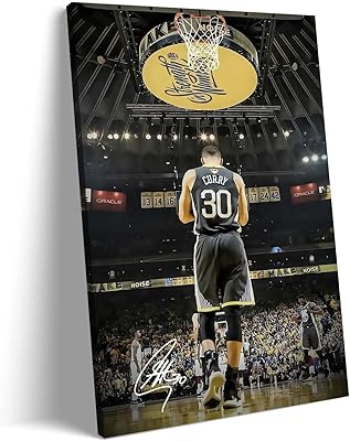 Affiche stephen curry sur toile - décoration murale de basket-ball pour salon, chambre à coucher, bureau - emxee (40,6 x 61 cm - sans cadre, b). Votre marketplace de proximité digitale : Diaytar